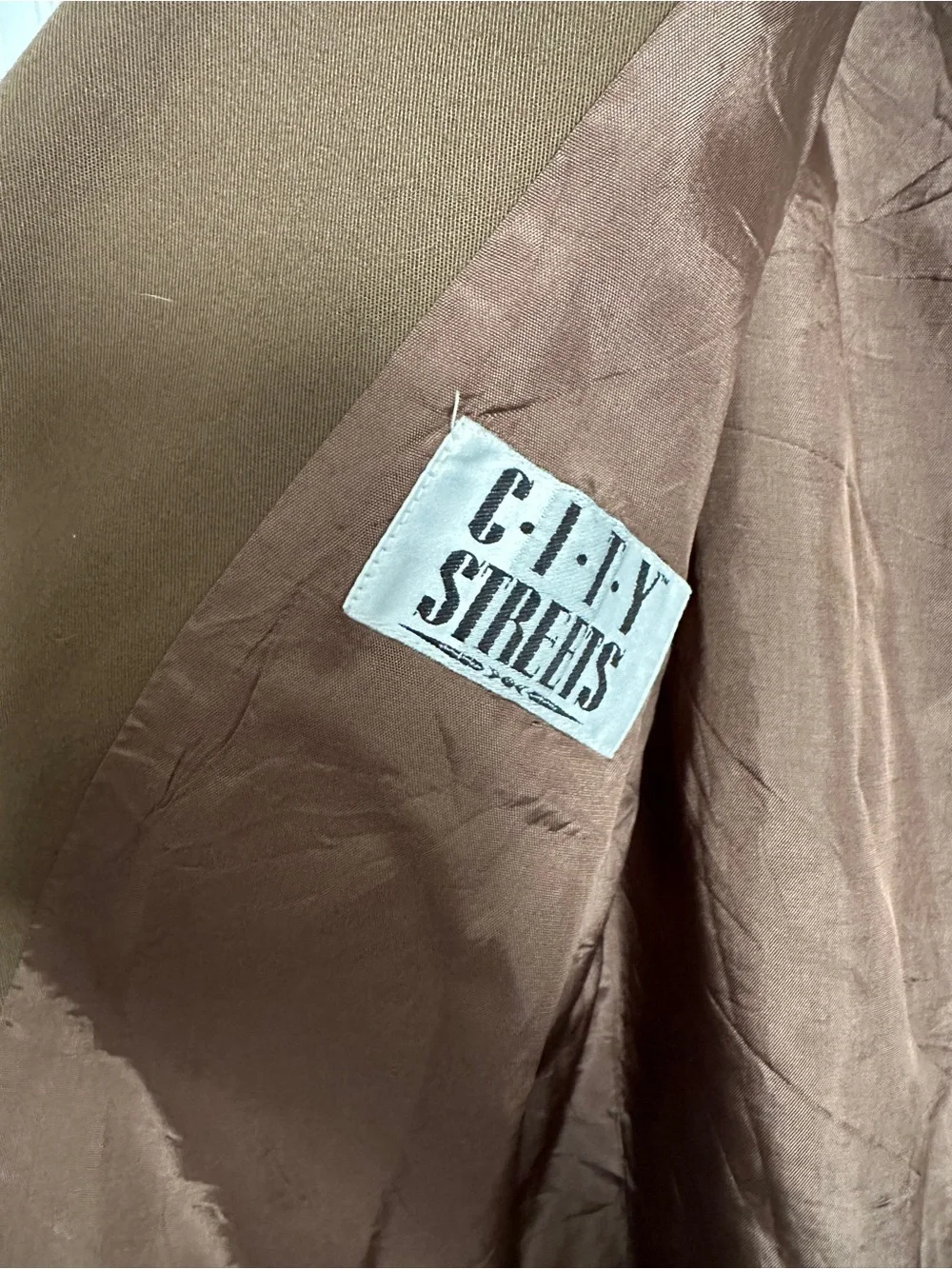 City Streets Men's Tan-Brown Sport Coat